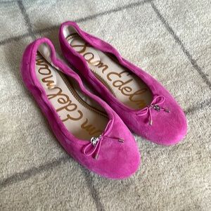 Sam Edelman Bright Pink Felicia Ballet flats size 8.5